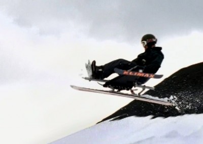 Highly Maneuverable Adult Downhill Sled